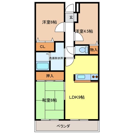 グレイシャス東島の物件間取画像